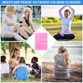 thumbnail image 3 of ESULOMP Outdoor Seat Cushion Folding Foam Portable Picnic Mat Heat Insulation Moistureproof Mat Pink, 40 x 28cm, 3 of 3