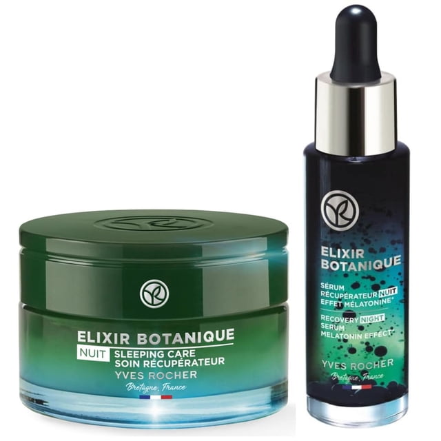 Set Elixir Botanique Yves Rocher Anti Arrugas en Rutina Nocturna Detox