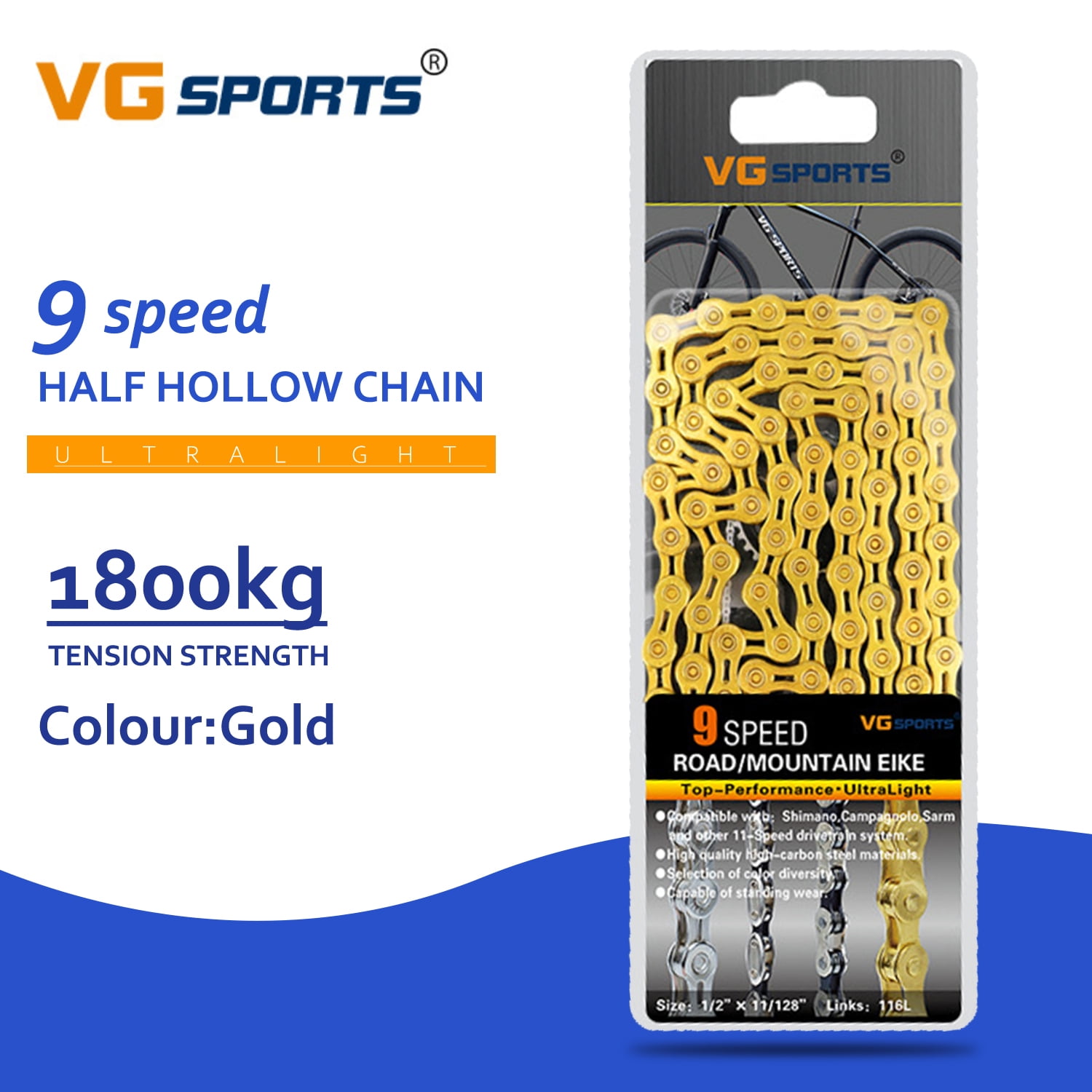 Road Mountain Bike Parts Bicycle Chain 