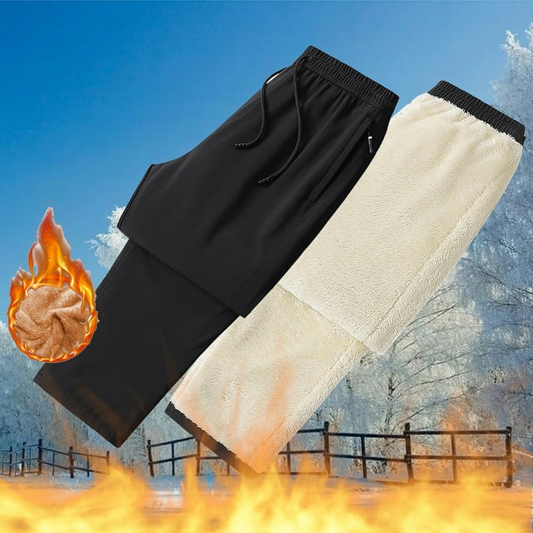 LMKIHUSA Fleece Lined Pants for Women,Waterproof Windproof Outdoor