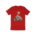 thumbnail image 4 of Funny Giraffe Driving Monster Truck Safari Gift Men Women T-Shirt Safari Giraffe Driver Birthday Holiday Presents Tshirt, 4 of 10
