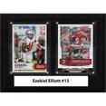 thumbnail image 1 of C&I Collectables NCAA 6"X8" Ezekiel Elliott Ohio State Buckeyes Two Card Plaque, 1 of 1