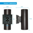 thumbnail image 5 of ENERGETIC LED wall cylinder light Up and Down Outdoor Wall Lights, 18W, 2000LM, 3000K, 5 of 7