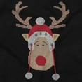 thumbnail image 2 of Christmas Rudolph Reindeer Stitch Long Sleeve TShirt Men Women Brisco Brands S, 2 of 6