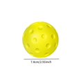 thumbnail image 7 of yotijay 10 Pieces Silent Pickleball Foam Ball PU Foam Soft for Girls Boys Activities yellow, 7 of 7