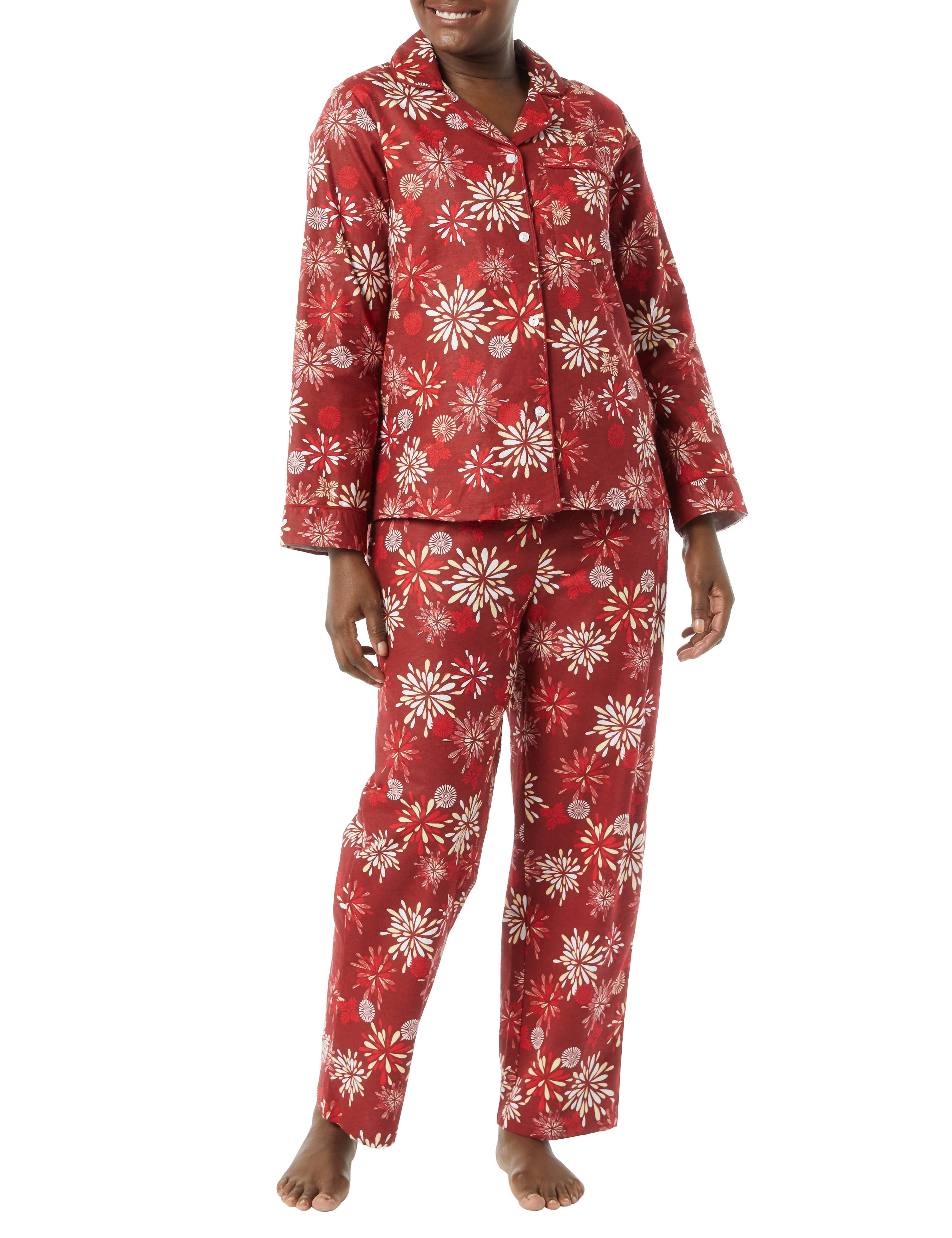 Red Magic Top & Shorts Pyjamas Monkeys Design S L M Expand in Water 