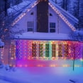 thumbnail image 6 of Led Net Mesh String Lights Outdoor Christmas Net Lights, 5FT x 5FT 96 Led String Light with 8 Modes, Connectable Fairy Light for Outdoor, Indoor, Christmas Tree, Party Decor, Multicolor, 6 of 7