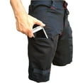thumbnail image 6 of Mountain Bike Cargo Shorts with secure pockets and dry-fast wicking (Large, W/Antibacterial G-Tex Padded Undershorts), 6 of 7