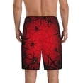 thumbnail image 2 of Balery Spiders On The Web And Space Men's Cotton Knit Pajama Shorts Waistband & Pockets,Short Pajama Pants-XX-Large, 2 of 8