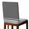 thumbnail image 2 of Farmhouse Black White Striped Chair Back Covers, Removable Chair Covers for Dining Chairs Set of 4, Washable Chairs Slipcovers Back Seat Protector for Wedding Party 19"x20", 2 of 9