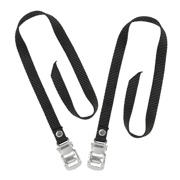 2 Pcs Pedal Straps Electric Toe Cycle Footrest Adjustable for Cycling Fitness