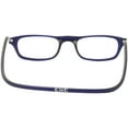 thumbnail image 4 of Clic Reader Eyeglasses Original Frosted Reflex Dk Blue Magnetic Readers Sz+3.00, 4 of 4