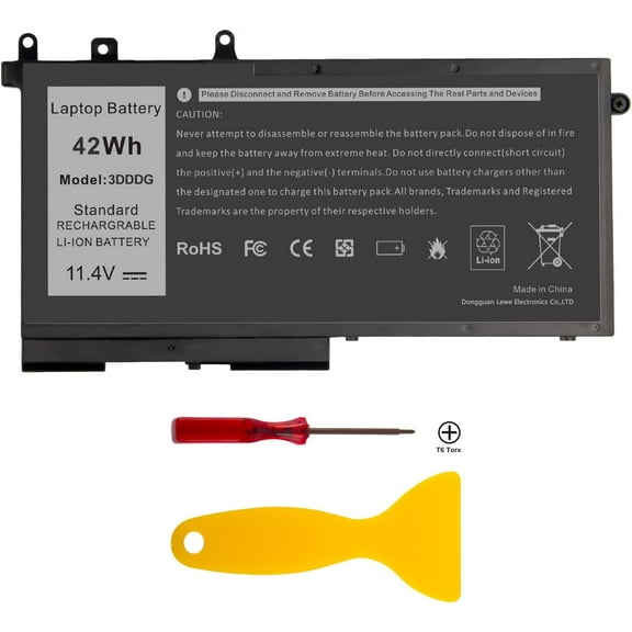 HIGH QUALITY FUTUREBATT FUTUREBATT 3DDDG 11.4V 42Wh New Laptop y for Dell Latitude 5280 E5280 5290 5480 E5480