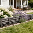 thumbnail image 4 of Plastic Garden Fence Border Panel Interlocking Modular Landscaping Picket Fence Outdoor Yard Flower Bed Vegetable Garden Edge Divider Durable Weather Resistant Easy Install Garden Decor, 4 of 6