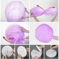 thumbnail image 4 of Bed mosquito net, mosquito net, large mosquito net, suitable for single bed, double bed mosquito net (purple), 4 of 5