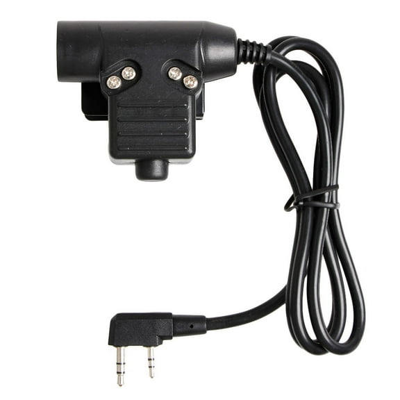 JUNTEX U94 PTT 2Pin Walkie Talkie Transceiver for KENWOOD TYT BAOFENG 5R Radio Headset