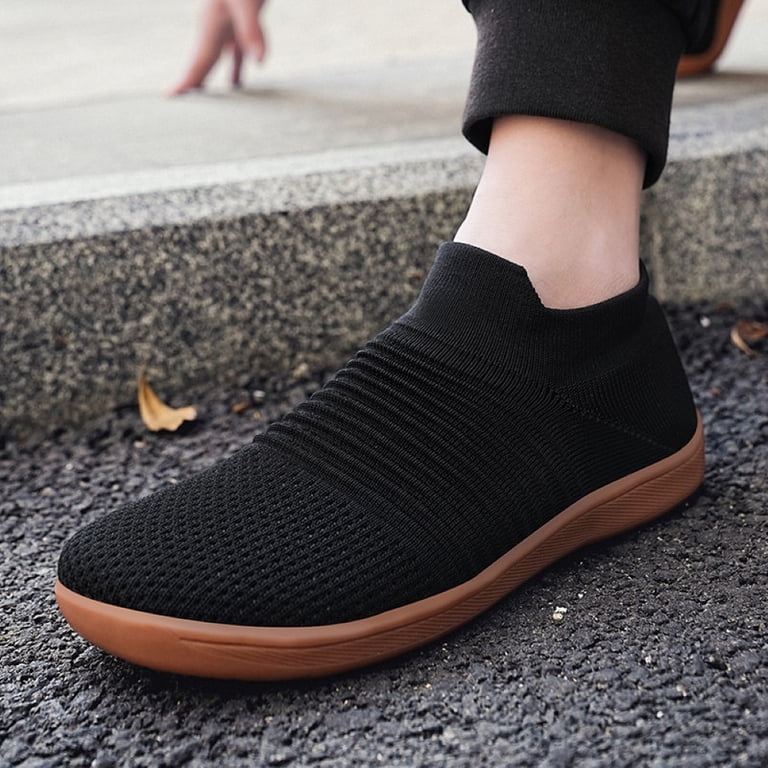 men's dress shoes wide toe box Comfortable Leather for Men 45 44 / Coffee drop outside Orthopedic Dress Shoes for Men