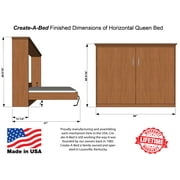 Create-A-Bed Queen Size Deluxe Murphy Bed Kit, Horizontal