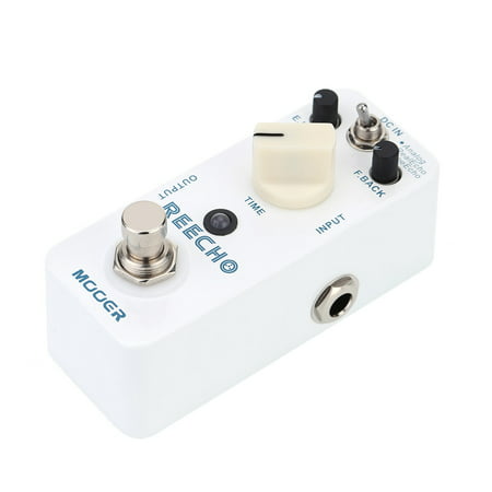 Mooer Reecho Micro Mini Digital Delay Effect Pedal for Electric Guitar True (Best Delay For Bass)