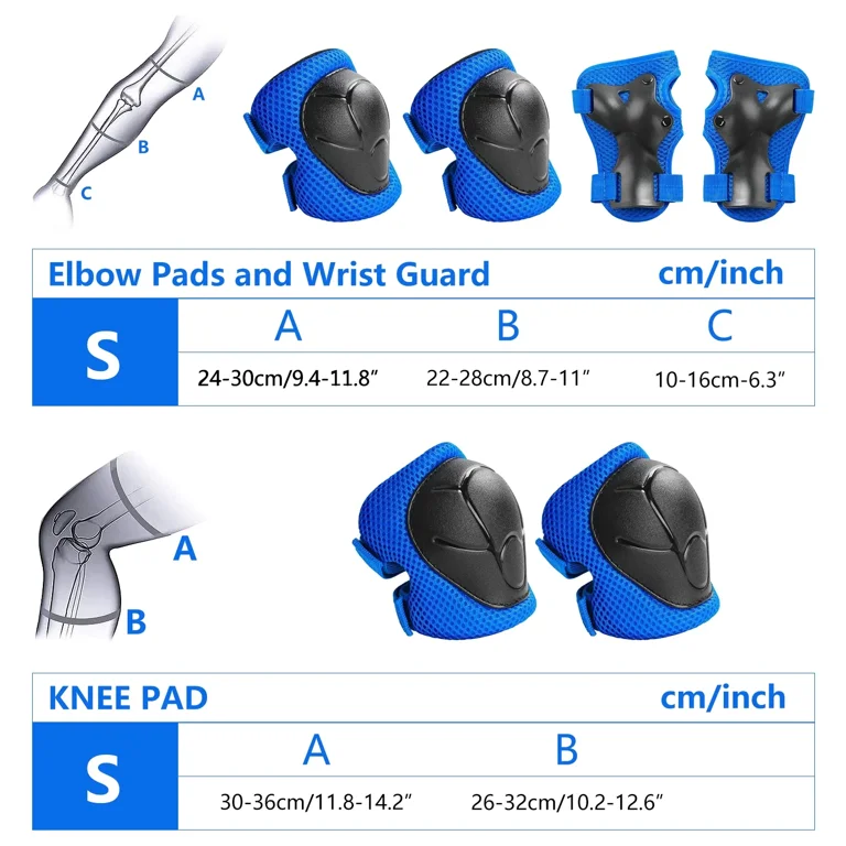 Rirool Kids Protective Gear Set, Blue photo 5