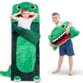 thumbnail image 1 of Saco de dormir iPlay iLearn Kids con forma de dinosaurio para niños de 1 a 8 años, 1 of 7