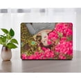 thumbnail image 4 of KSK KAISHEK Protective Case Hard Cover Compatible with Old Version MacBook Air 13 inchs with No Touch No USB-C + Black Keyboard Cover Model: A1466/A1369( Flower 1681), 4 of 5
