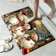 thumbnail image 2 of YIMEIS Snowmen Christmas Winter Kitchen Mat Rug Set  - Perfect for Kitchen Counter, 16''*24''/20''*32''/47''*18'', Functional for Decoration, 2 of 10
