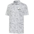 thumbnail image 2 of Men's Antigua White Cleveland Browns Anthracite Logo Collide Polo, 2 of 3