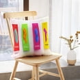 thumbnail image 5 of LALILO Throw Pillow Covers Modern Colorful Letters With Memphis Trendy Cushion Cover 18" x 18", 2 Pack, 5 of 6