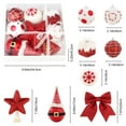 thumbnail image 3 of FeiFu 18pcs Fashionable Christmas Balls Set Festive Decoration Kit for Christmas Tree Hanging Ornament Home Party Decor and Holiday Ambience Creation, 3 of 6