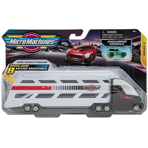 Micro Machines Series 3 Mini Vehicle Hauler Vehicle 2-Pack (White)