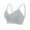 Gray, variant on Christmas Clearance! Ohufall Sports Bras for Women Clearance, Women's Ruched Sports Bras Padded Workout Tops Medium Support Crop Tops