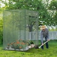 thumbnail image 3 of NAIZEA Walk-in Mesh Crop Cage with Zippered Door, Plant Protection Tent for Garden Plants, Vegetables, Flowers, 3 of 10
