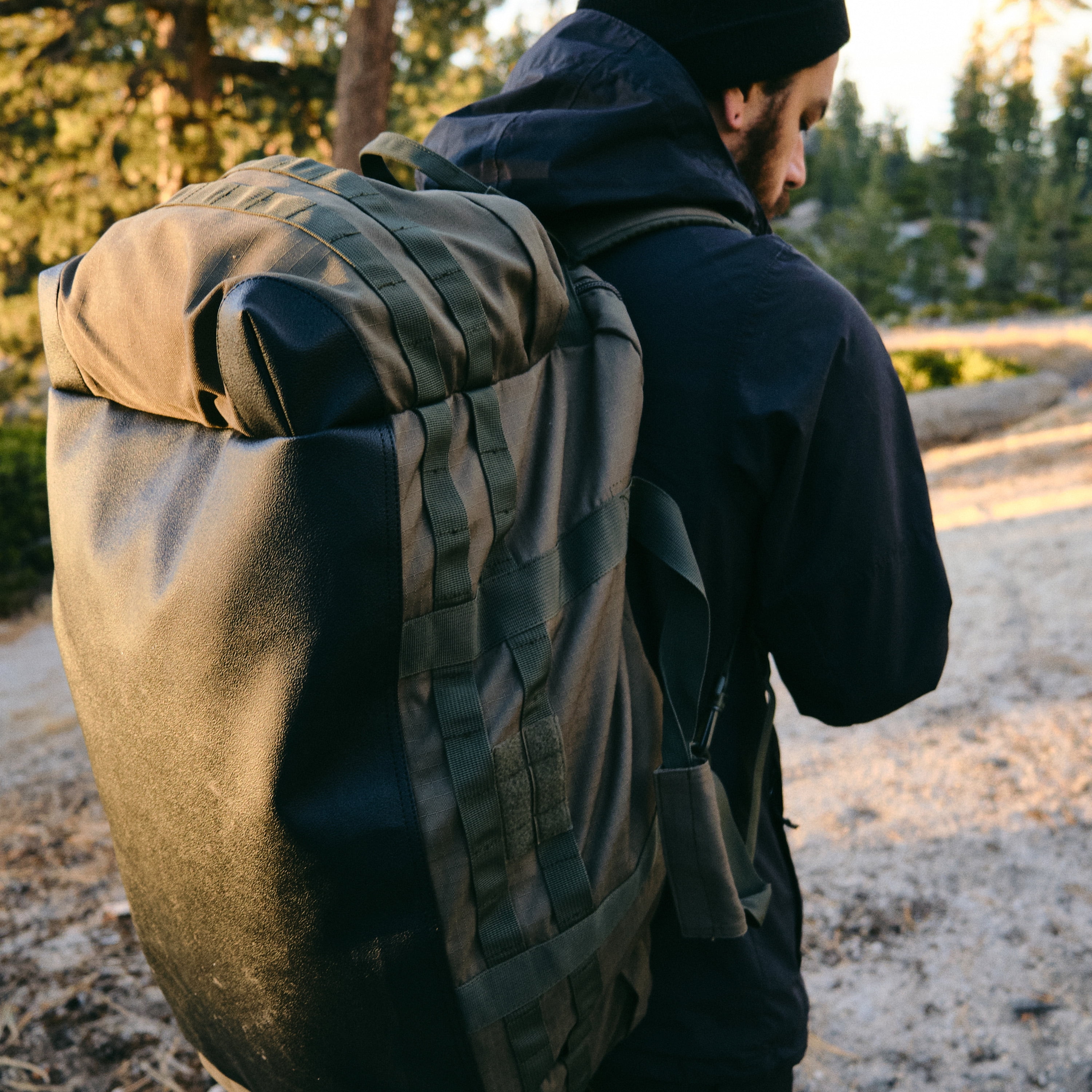 SOG Outbound 12.7 Duffel Backpack with Adjustable Straps, Green