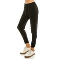 thumbnail image 3 of Women's Juniors Light Weighted French Terry Jogger Pants Drawstring Sleep Lounge Sweat Pants, 3 of 3