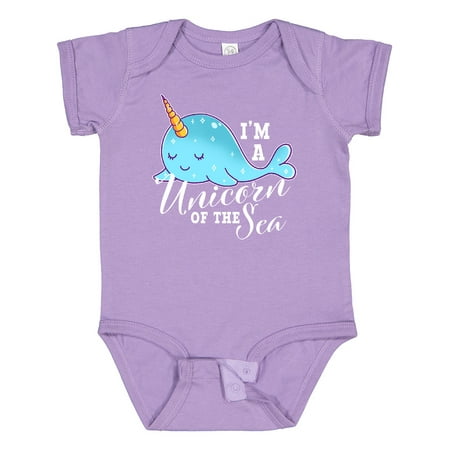 

Inktastic Cute Narwhal I m a Unicorn of The Sea Girls Baby Bodysuit