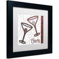 thumbnail image 2 of Trademark Fine Art "Cheers II" Canvas Art by Color Bakery White Matte, Black Frame, 2 of 4
