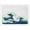 White Navy, variant on NYC Bath Mat, New York Infographic Cartography Famous Landmarks Doodle Style Illustration, Plush Bathroom Decor Mat with Non Slip Backing, 29.5" X 17.5", Aqua White