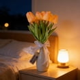 thumbnail image 4 of Radiant Romantic Tulip Light, 15 PCS Twinkling Tree Tulips Led Night Light, Flower lights Ambient Night Lamp, Glowing Tulip Bouquet for Bedroom Decor Gift (Pink), 4 of 7