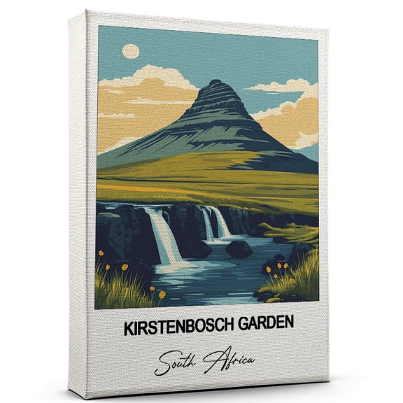 Kirstenbosch Garden Travel Canvas Wall Art – Beautiful Travel Decor for Bedroom, Office South Africa Canvas Print – Serene and Scenic Wall Decor Gift for Travel Lovers