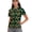Elf Hat Clover, variant on Whosucclay Lucky Clover Pattern Athletic Shirt, Half-Zip Moisture Wicking Elastic Polo Shirts for Tennis Golf Sport Lightweight Size Large