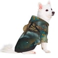 thumbnail image 2 of Fotbe Vintage Pattern Fox Sudadera con Estampado para Perros Pequeños – Suéter con Capucha para Mascotas, Tela Suave de Forro Polar con Bolsillo-Medium, 2 of 7