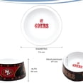 thumbnail image 4 of Plato para mascota NFL San Francisco 49s 100% oficial, 4 of 6
