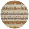 thumbnail image 2 of Addison Rugs Chantille Indoor/Outdoor Transitional Stripes Mocha Washable Round Rug, 8' x 8', 2 of 6