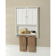Zenith Products Wood Wall Cabinet, White