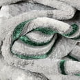 thumbnail image 3 of Well Woven Lezlee Abstract Modern 7'10" x 9'10" Area Rug - Emerald Green Marble Border - For Living Room, Dining Room, Bedroom, 3 of 7