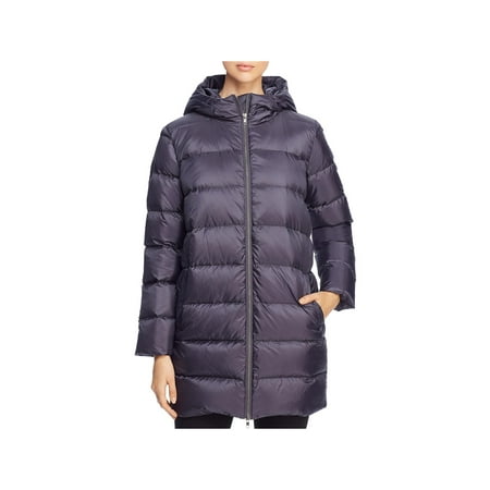 Eileen Fisher Womens Winter Printed Puffer Coat