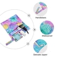 thumbnail image 4 of 2 Pack Wet Dry Bags,Magical Seashell Wonderland Waterproof Reusable Dual Zipper Bags for Swimwear, Gym Clothes, Toiletries, Baby Diapers, 4 of 8