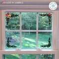thumbnail image 6 of Window Flakes Fir, Cones and Bell Corners Window Clings, Vinyl Christmas Decoration Decals Set of 2, 6 of 8