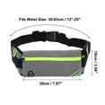 thumbnail image 2 of Unique Bargains 1 Pc Reflective without Kettle Bag Running Waist Pack for Hiking Gym EVA Gray, 2 of 4